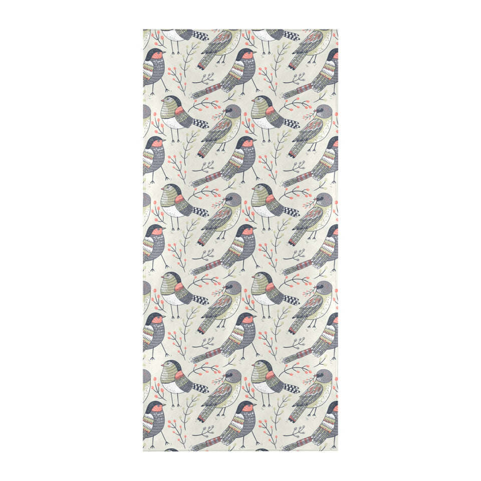 Pigeon Pattern Print Design 04 Beach Towel