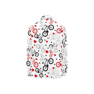 Bicycle Pattern Print Design 04 Women's Long Sleeve Polo Shirt