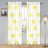 hand drawn sun pattern Gauze Curtain