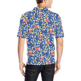 Popcorn Pattern Print Design 01 Men's All Over Print Polo Shirt