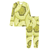 Sliced kiwi pattern Women's All Over Print Pajama Set