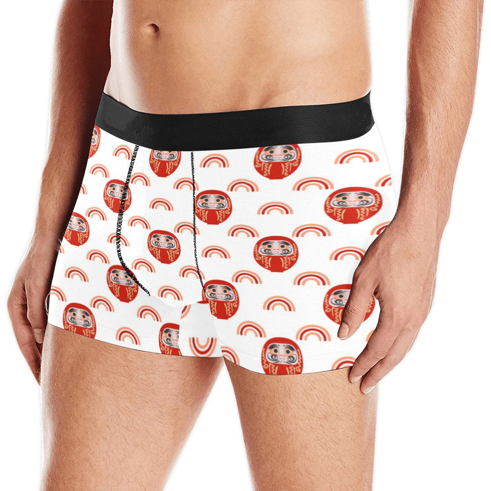 Daruma japanese wooden doll design pattern Men's All Over Print Boxer Briefs Men's Underwear
