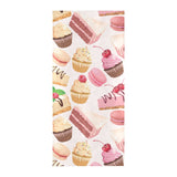 Cake cupcake sweets pattern Beach Towel