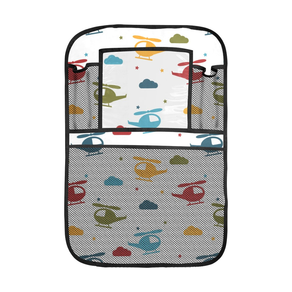 Colorful helicopter pattern Car Seat Back Organizer