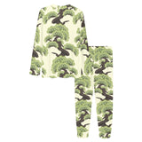 Bonsai pattern Women's All Over Print Pajama Set
