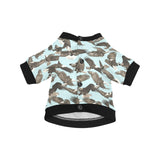 Eagle Pattern Print Design 01 All Over Print Pet Dog Round Neck Fuzzy Shirt