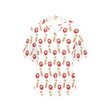 Daruma japanese wooden doll Women's All Over Print Hawaiian Shirt
