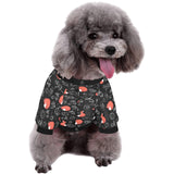 fox sleeping fox pattern All Over Print Pet Dog Round Neck Fuzzy Shirt