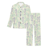 Seahorse shell pattern Men's Long Pajama Set