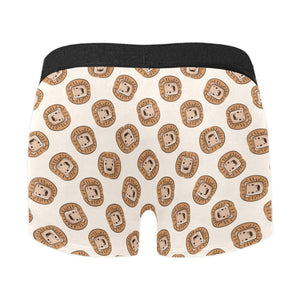 Lion Pattern Print Design 01 Men's All Over Print Boxer Briefs Men's Underwear