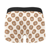 Lion Pattern Print Design 01 Men's All Over Print Boxer Briefs Men's Underwear