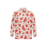 Watermelon pattern Men's Long Sleeve Polo Shirt