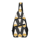 French fries dark background All Over Print Chest Bag