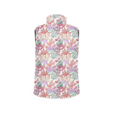 Coral Reef Pattern Print Design 03 Men's Padded Vest