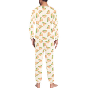 Sandwich Pattern Print Design 01 Men's All Over Print Pajama