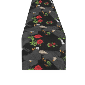 Eagle Pattern Print Design 04 Table Runner
