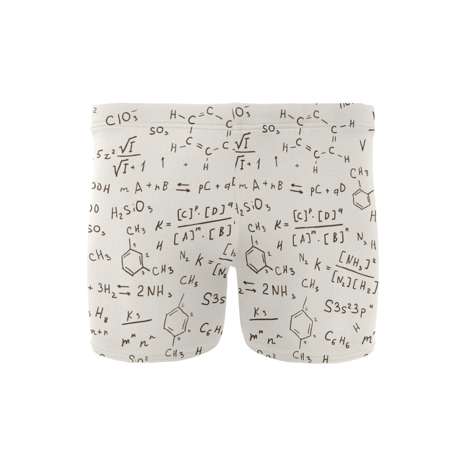 Chemistry Periodic Table Pattern Print Design 04 Men's Swimming Trunks