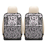 Greyhound Pattern Print Design 02 Car Seat Back Organizer