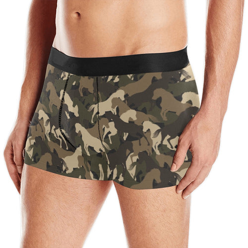 Horse Camouflage Pattern Men's All Over Print Boxer Briefs Men's Underwear