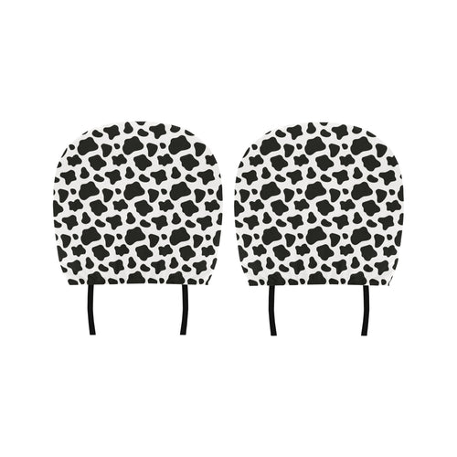 Cow skin pattern Car Headrest Cover