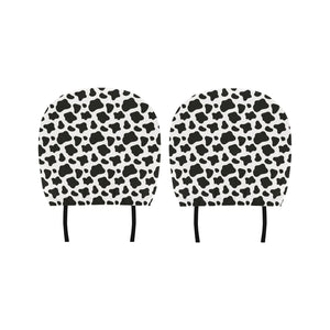 Cow skin pattern Car Headrest Cover