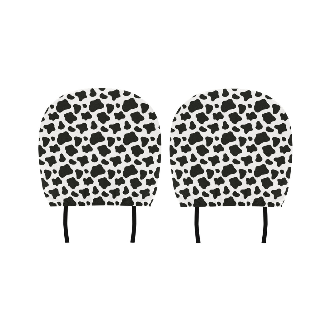 Cow skin pattern Car Headrest Cover