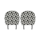 Cow skin pattern Car Headrest Cover