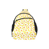 Fried Eggs Pattern Print Design 05 All Over Print Chest Bag