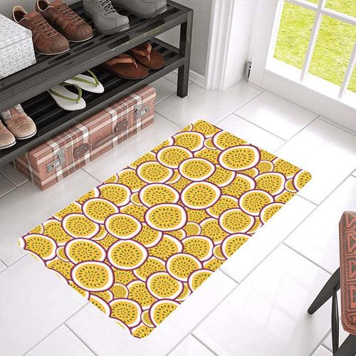 Passion fruits slice pattern Doormat