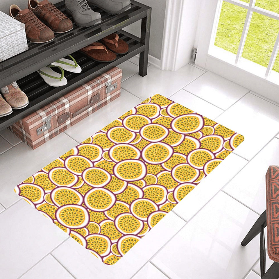 Passion fruits slice pattern Doormat