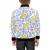 Duck Pattern Print Design 01 Kids' Boys' Girls' Bomber Jacket
