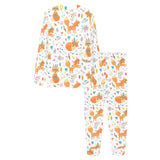 cute tribal fox pattern Women's All Over Print Pajama Set