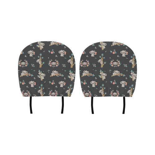 Cute koala pattern Car Headrest Cover