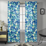 blueberry design pattern Gauze Curtain