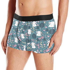 Cute rabbit pattern Men's All Over Print Boxer Briefs Men's Underwear
