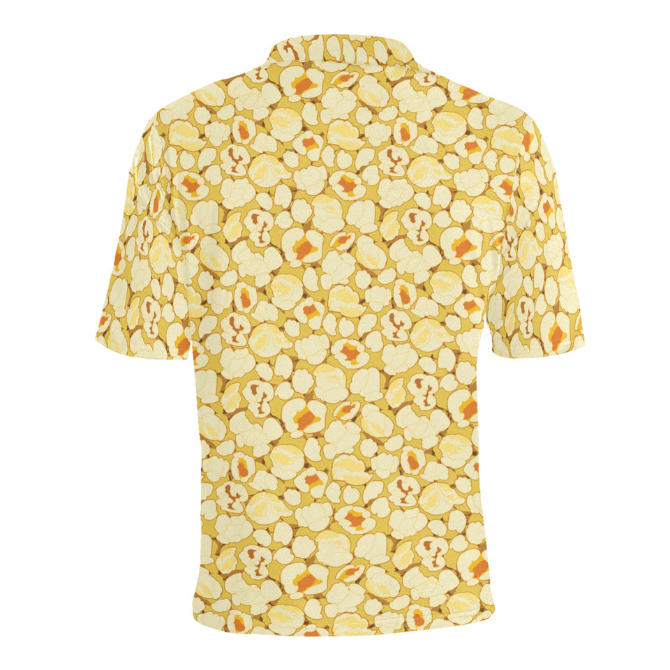 Popcorn Pattern Print Design 04 Men's All Over Print Polo Shirt