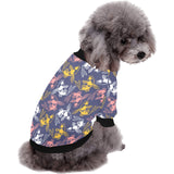 Koi Fish Carp Fish pattern All Over Print Pet Dog Round Neck Fuzzy Shirt