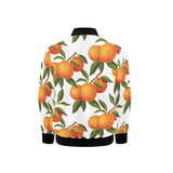 Oranges pattern background Kids' Boys' Girls' Bomber Jacket