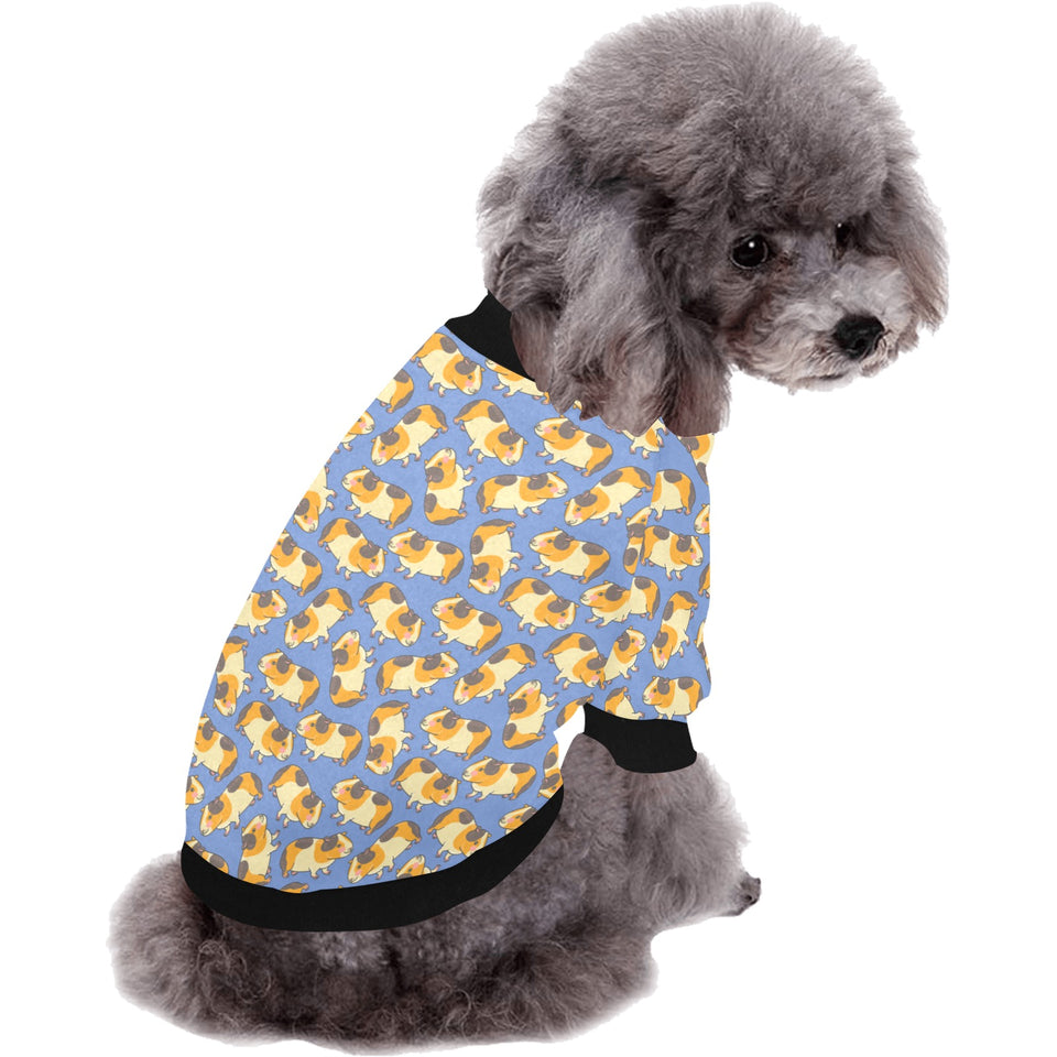 Guinea Pig Pattern Print Design 02 All Over Print Pet Dog Round Neck Fuzzy Shirt