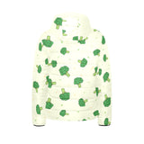 Broccoli pattern Kids' Boys' Girls' Padded Hooded Jacket