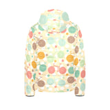 Bicycle Pattern Print Design 01 Kids' Boys' Girls' Padded Hooded Jacket