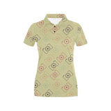 Camera Pattern Print Design 01 Women's All Over Print Polo Shirt
