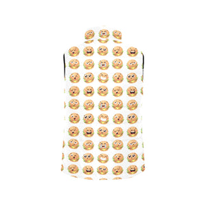 Hamburger Pattern Print Design 04 Women's Padded Vest