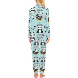 Cute baby panda pattern Women's All Over Print Pajama Set