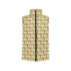 English Bulldog Pattern Print Design 02 Women's Padded Vest