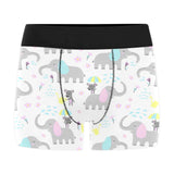 Cute elephant mouse pattern Men's All Over Print Boxer Briefs Men's Underwear