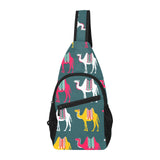 Camel pattern All Over Print Chest Bag