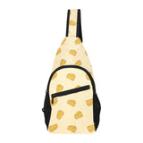 Cheese pattern All Over Print Chest Bag