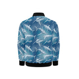 Shark hand drawn Kids' Boys' Girls' Bomber Jacket