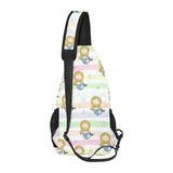 Cute hand drawn mermaid All Over Print Chest Bag